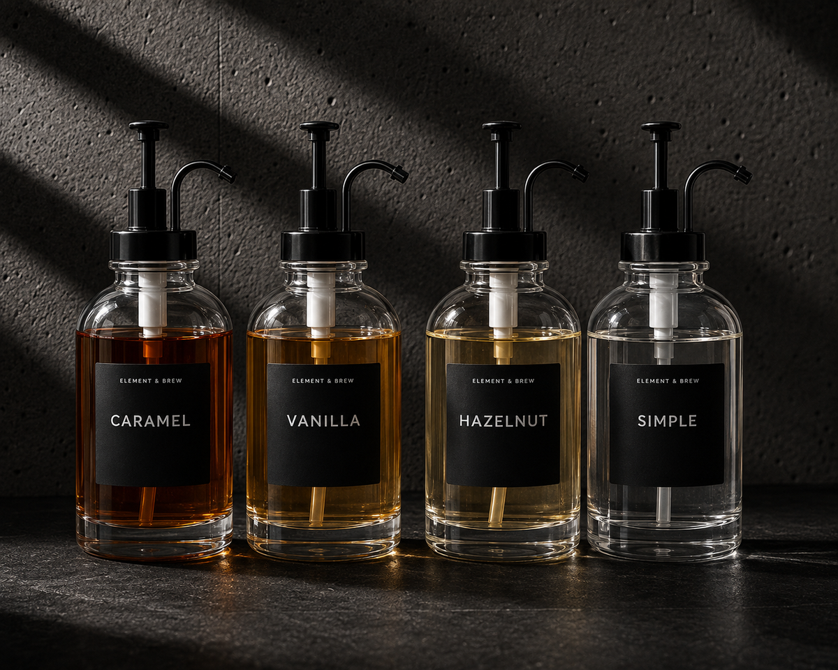 The Minimalist Syrup Dispenser Set