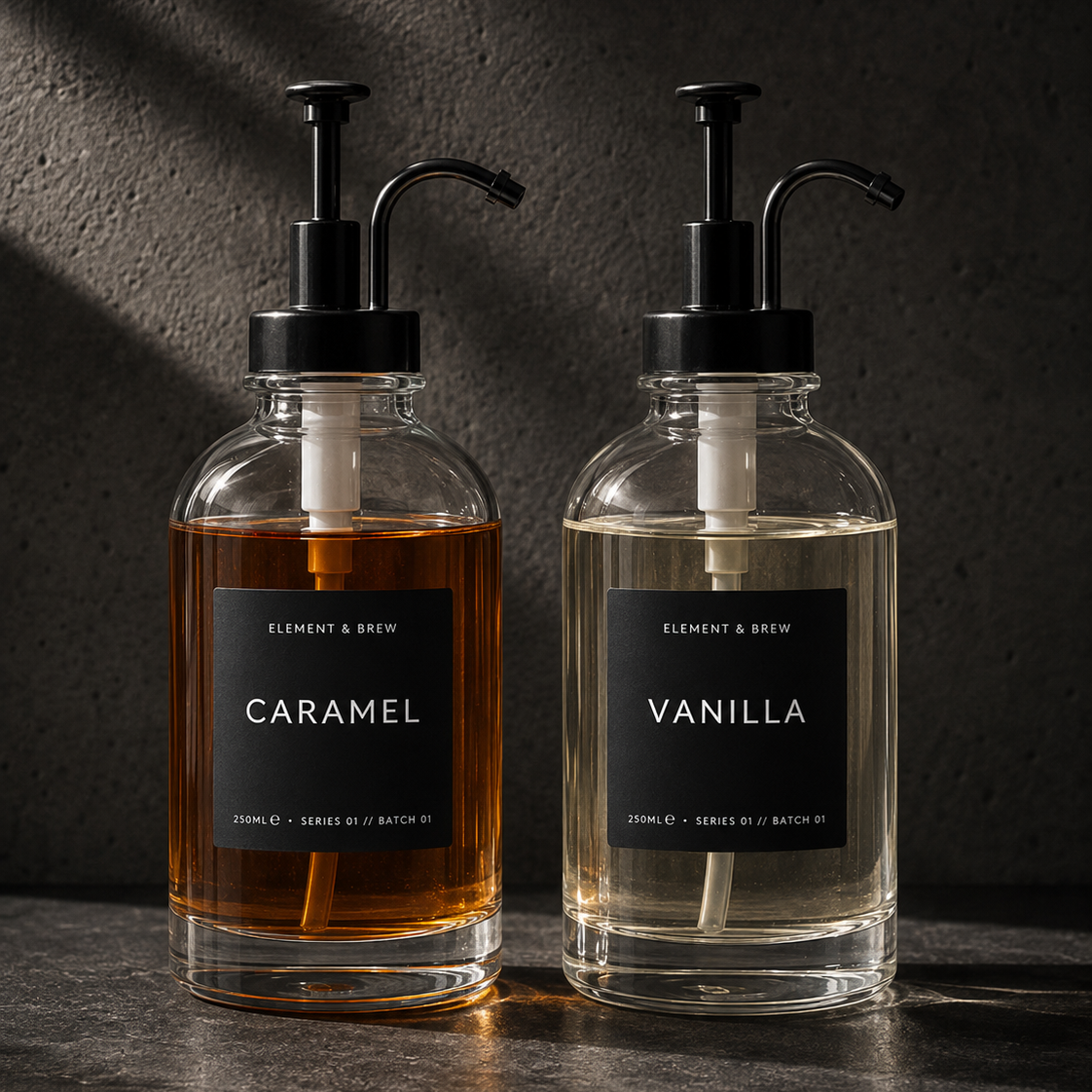 The Minimalist Syrup Dispenser Set